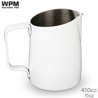WPM HC7107W ミルクピッチャー シャープスパウト 白